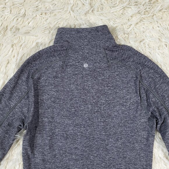 Lululemon Mens Gray 1/4 Zip Pullover Sweatshirt Size Small - Picture 11 of 15